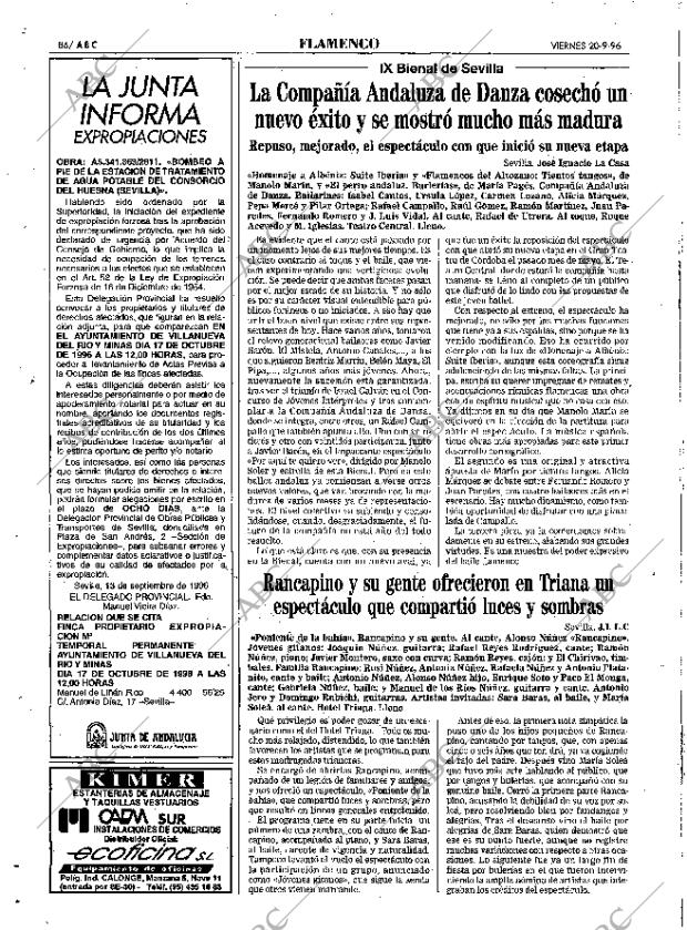 ABC SEVILLA 20-09-1996 página 86