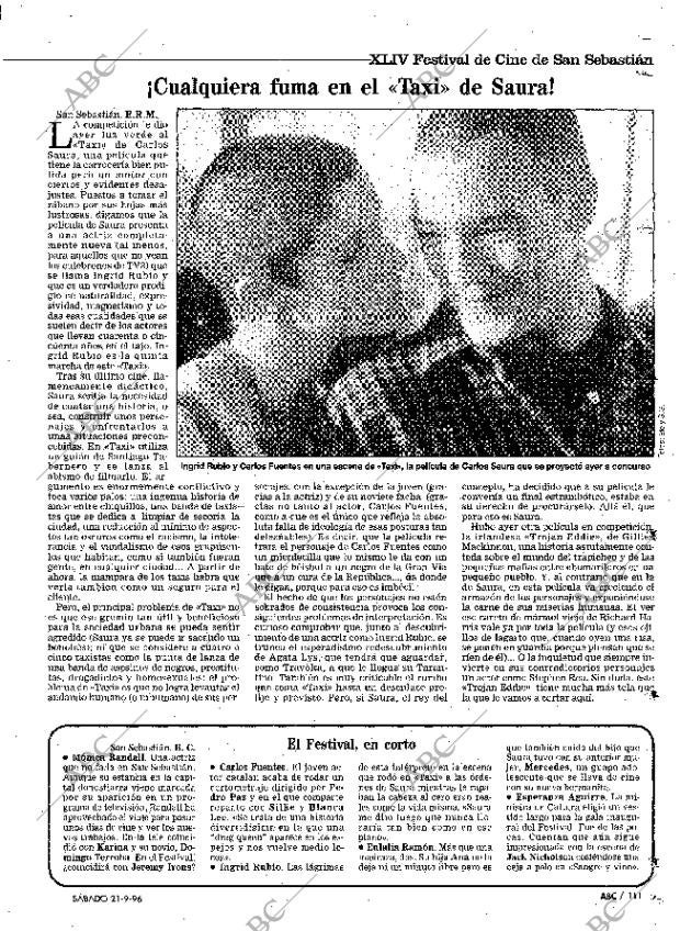 ABC MADRID 21-09-1996 página 111