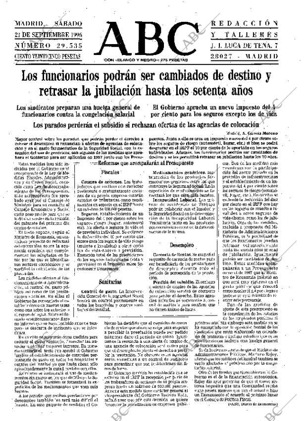 ABC MADRID 21-09-1996 página 17