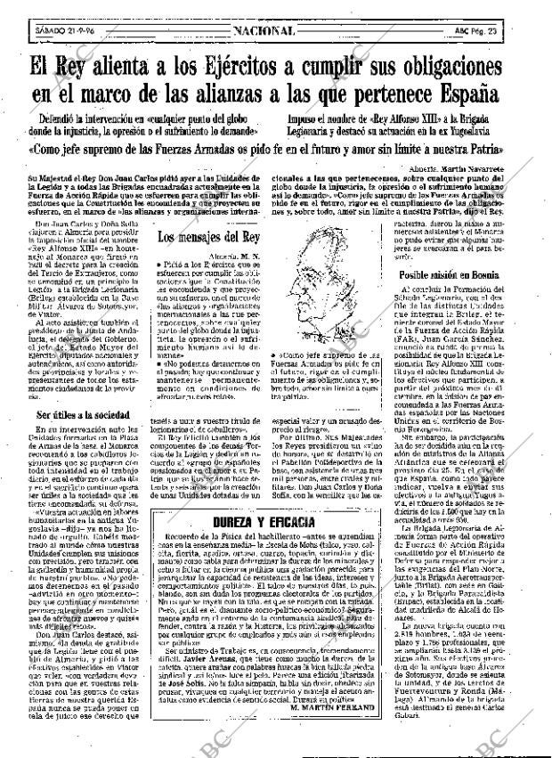 ABC MADRID 21-09-1996 página 23