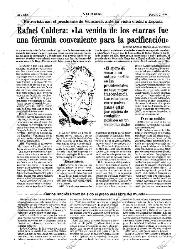 ABC MADRID 21-09-1996 página 28