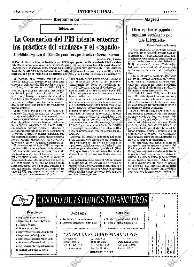 ABC MADRID 21-09-1996 página 37
