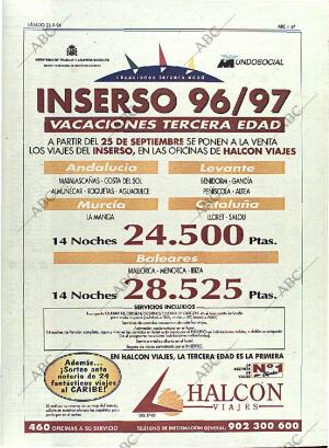 ABC MADRID 21-09-1996 página 47