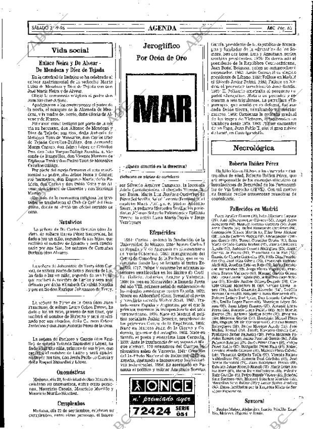 ABC MADRID 21-09-1996 página 65