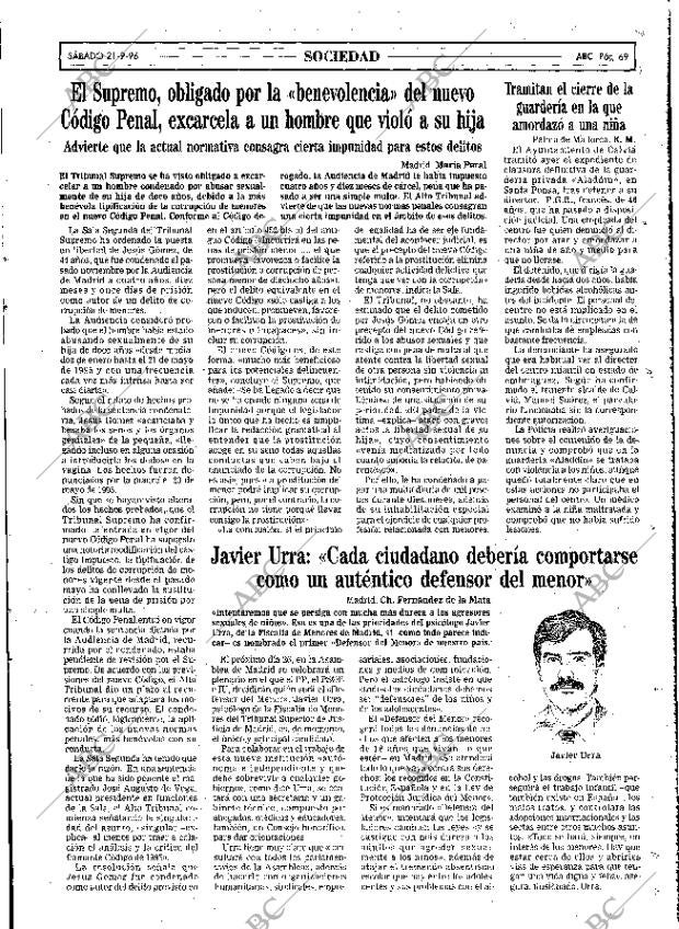 ABC MADRID 21-09-1996 página 69