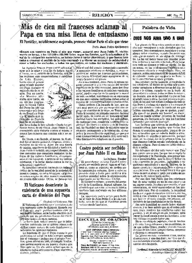 ABC MADRID 21-09-1996 página 71