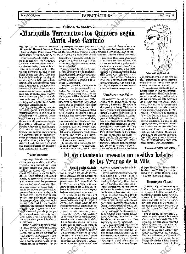 ABC MADRID 21-09-1996 página 81