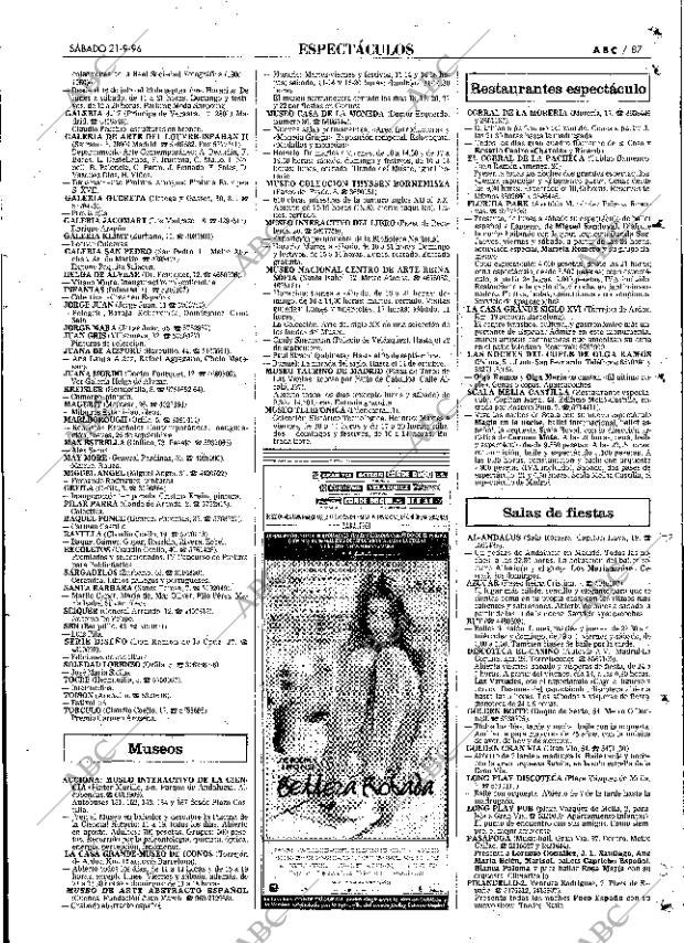 ABC MADRID 21-09-1996 página 87