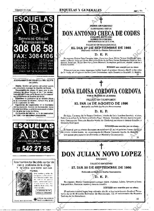 ABC MADRID 21-09-1996 página 91
