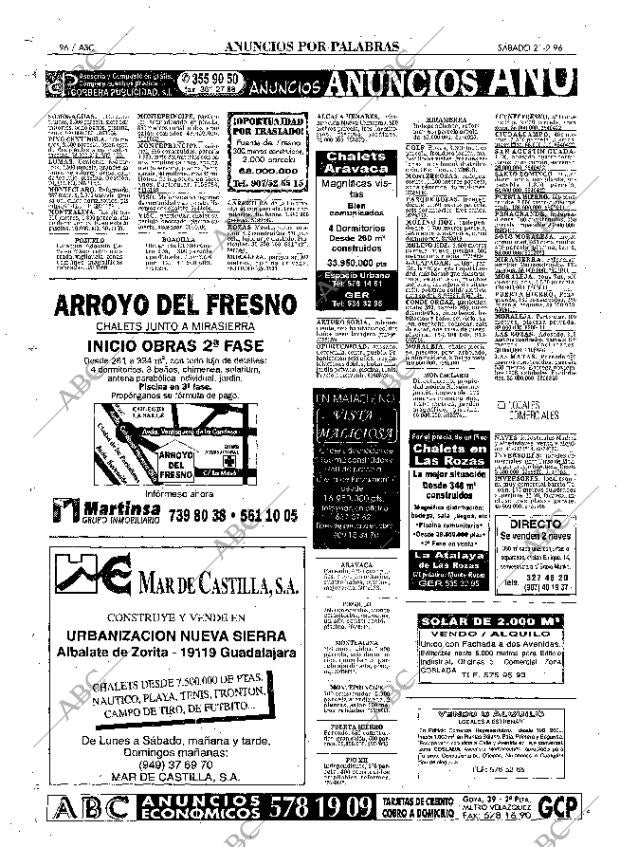 ABC MADRID 21-09-1996 página 96