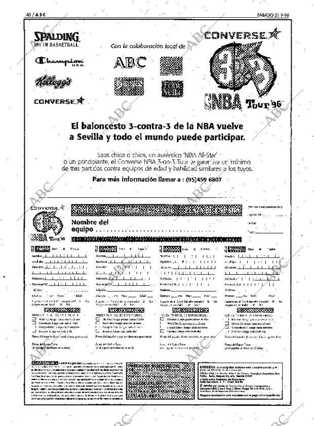 ABC SEVILLA 21-09-1996 página 40