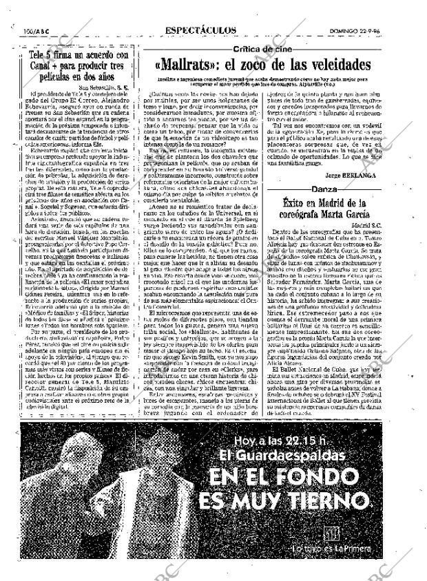 ABC MADRID 22-09-1996 página 100