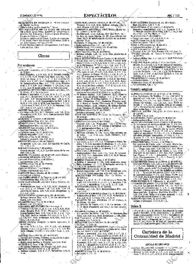 ABC MADRID 22-09-1996 página 105