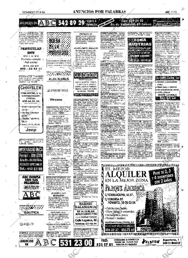 ABC MADRID 22-09-1996 página 115