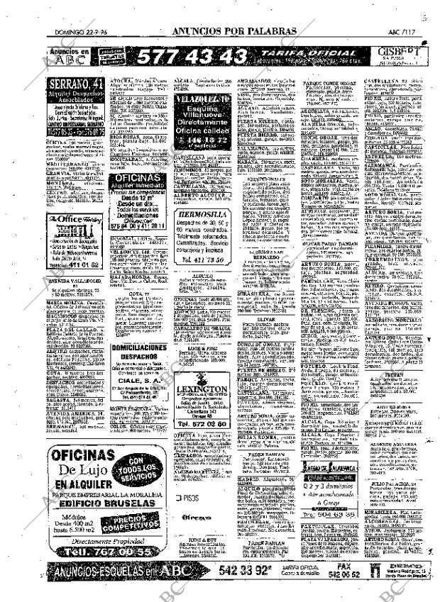 ABC MADRID 22-09-1996 página 117