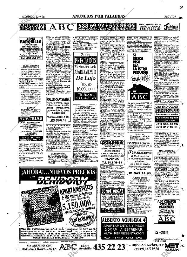ABC MADRID 22-09-1996 página 119