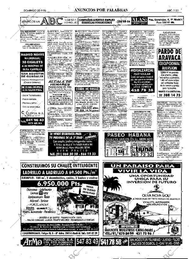 ABC MADRID 22-09-1996 página 123