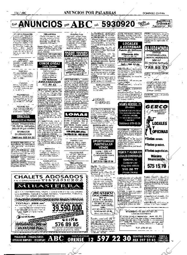ABC MADRID 22-09-1996 página 124