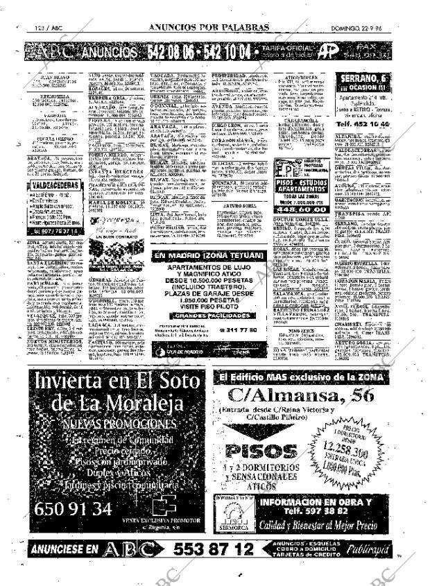 ABC MADRID 22-09-1996 página 128