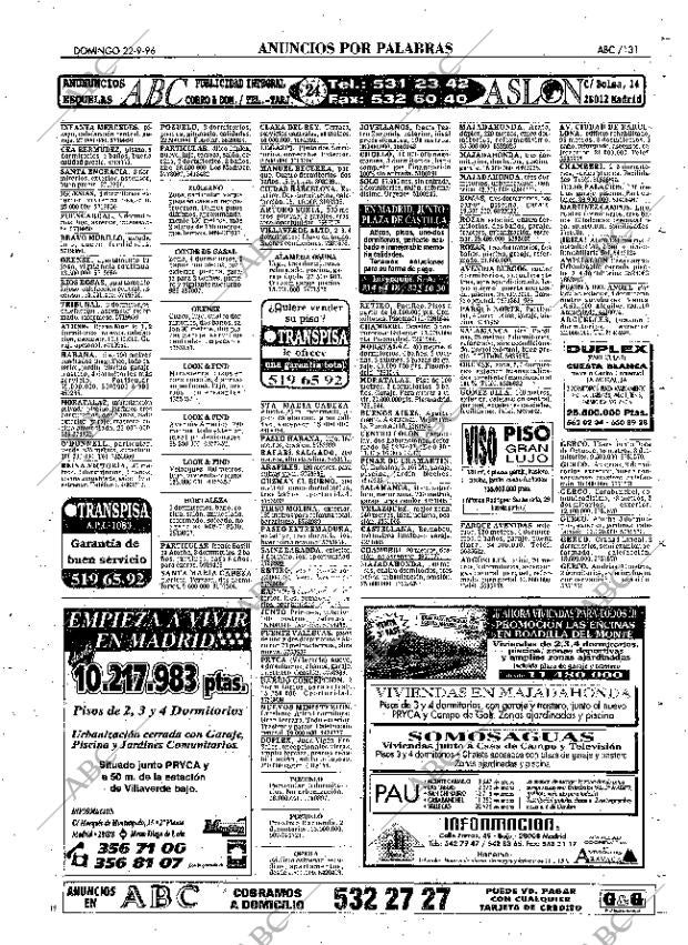 ABC MADRID 22-09-1996 página 131