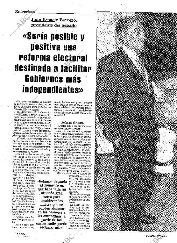 ABC MADRID 22-09-1996 página 14