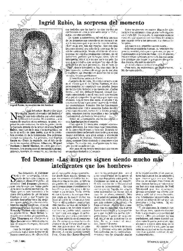 ABC MADRID 22-09-1996 página 150