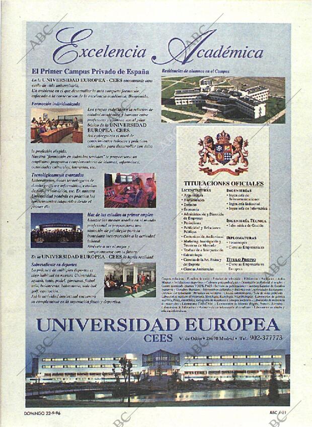 ABC MADRID 22-09-1996 página 21