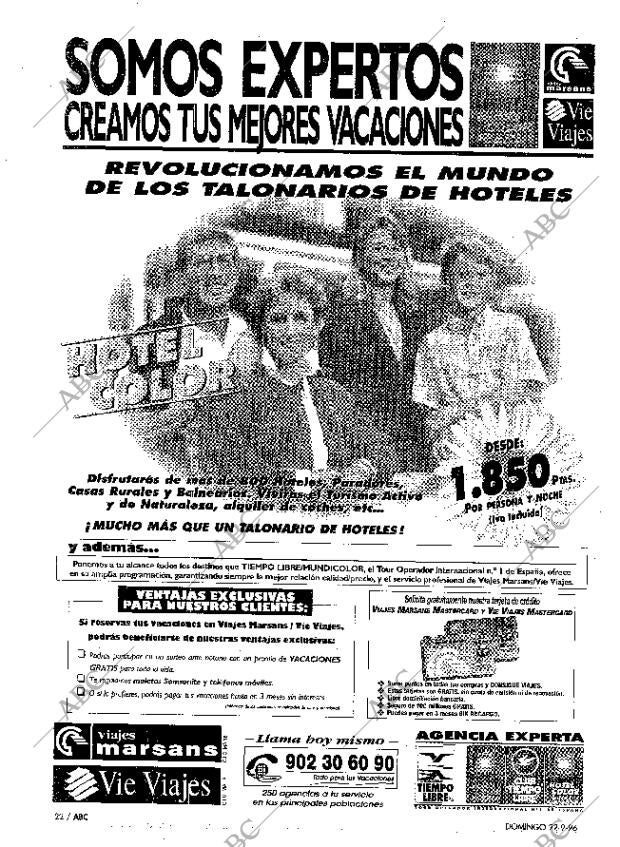 ABC MADRID 22-09-1996 página 22