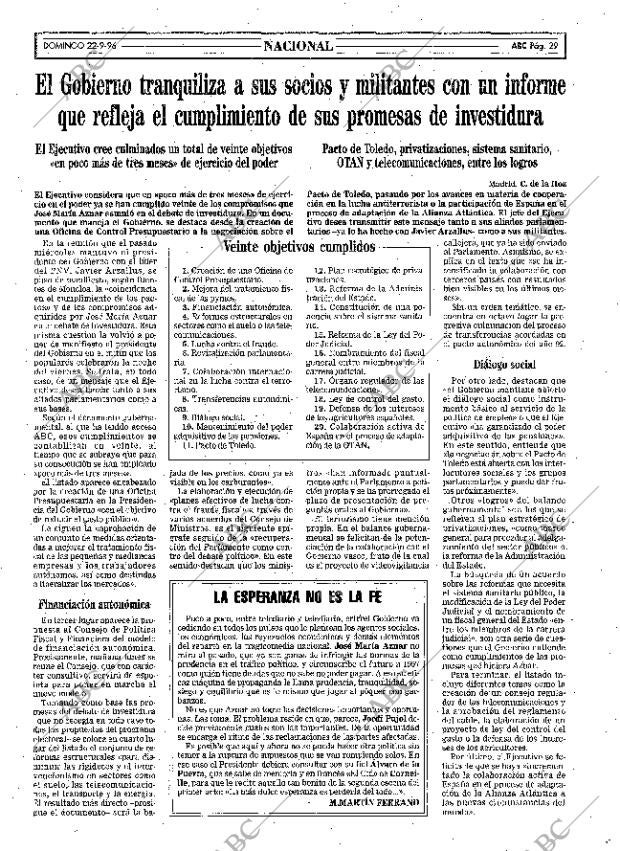 ABC MADRID 22-09-1996 página 29