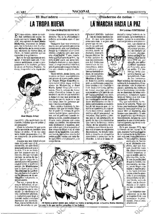 ABC MADRID 22-09-1996 página 40