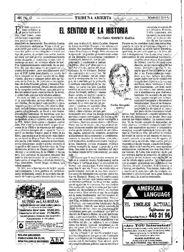 ABC MADRID 22-09-1996 página 42