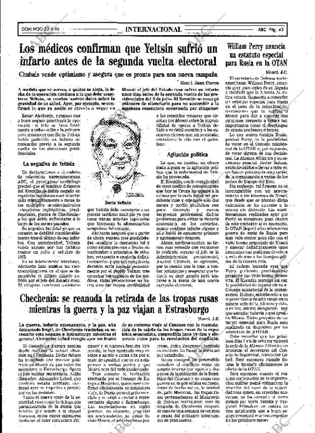 ABC MADRID 22-09-1996 página 43