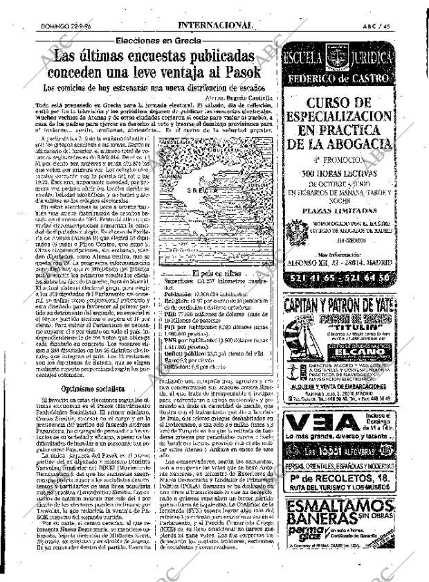 ABC MADRID 22-09-1996 página 45