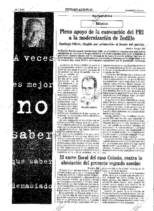 ABC MADRID 22-09-1996 página 48