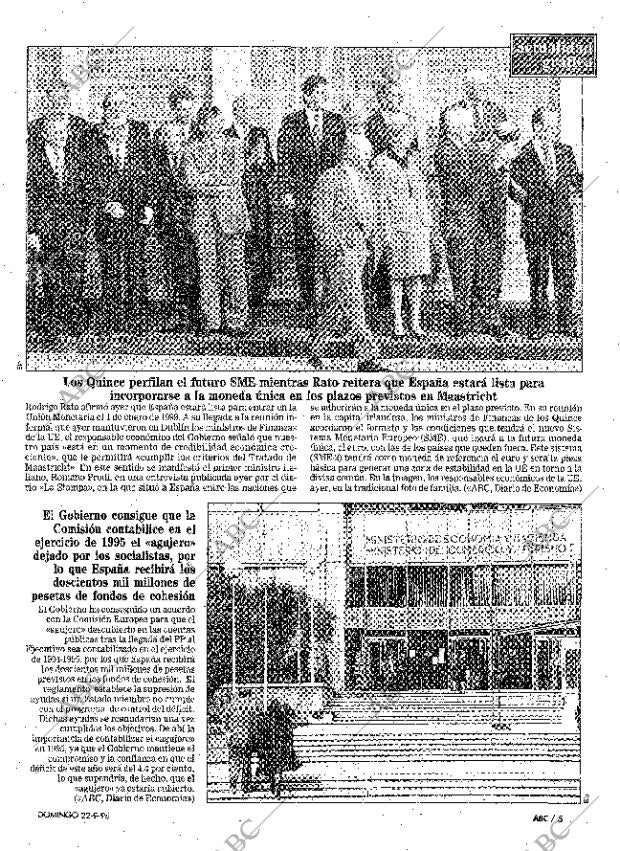 ABC MADRID 22-09-1996 página 5