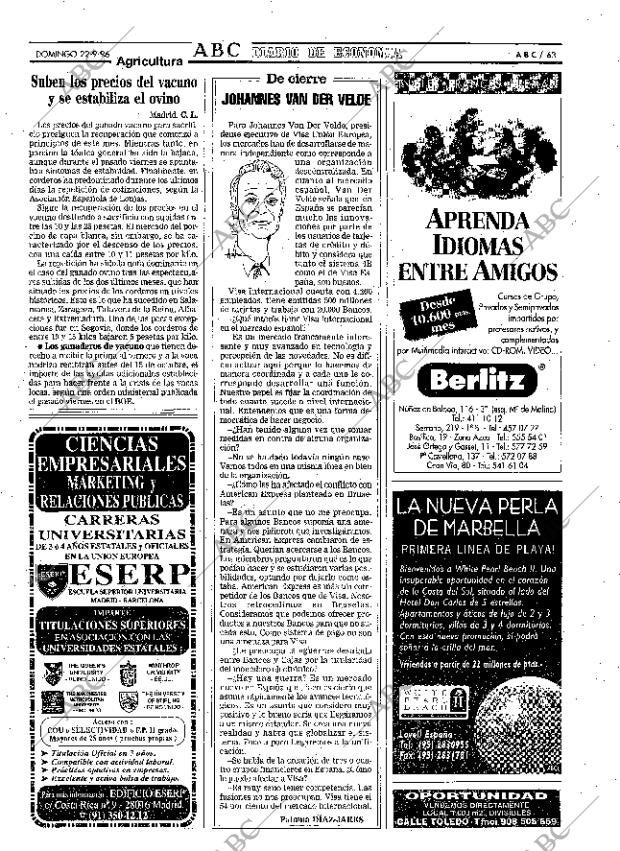 ABC MADRID 22-09-1996 página 63