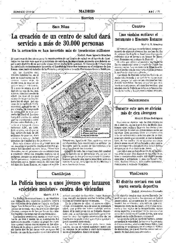 ABC MADRID 22-09-1996 página 71