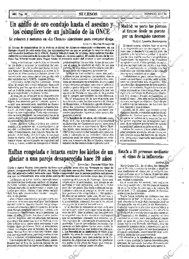 ABC MADRID 22-09-1996 página 88