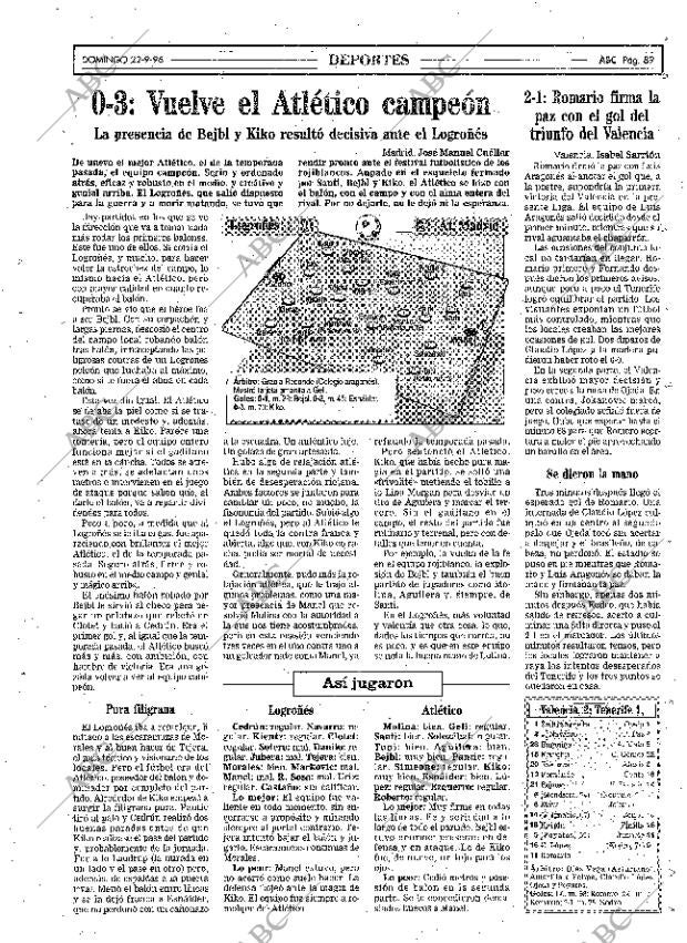 ABC MADRID 22-09-1996 página 89