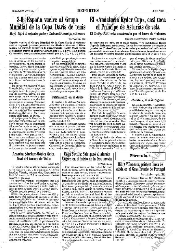 ABC SEVILLA 22-09-1996 página 105