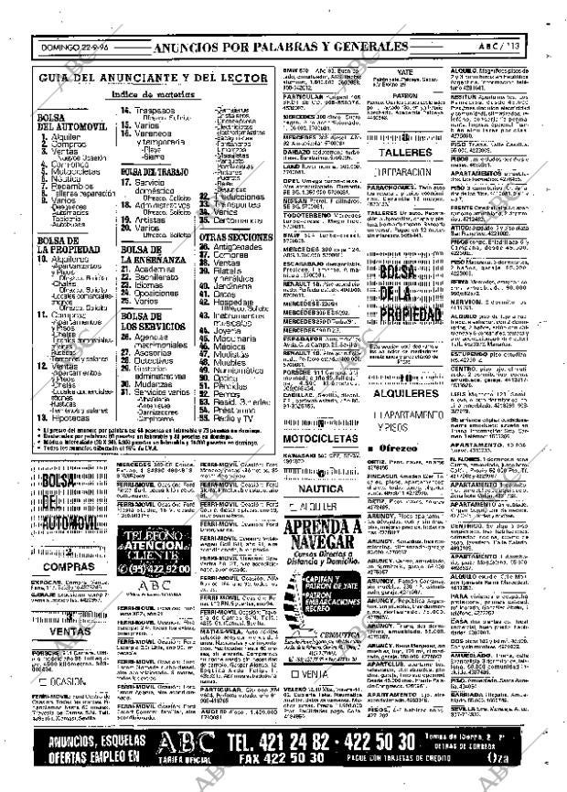 ABC SEVILLA 22-09-1996 página 113