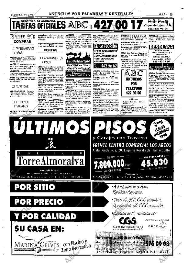 ABC SEVILLA 22-09-1996 página 115