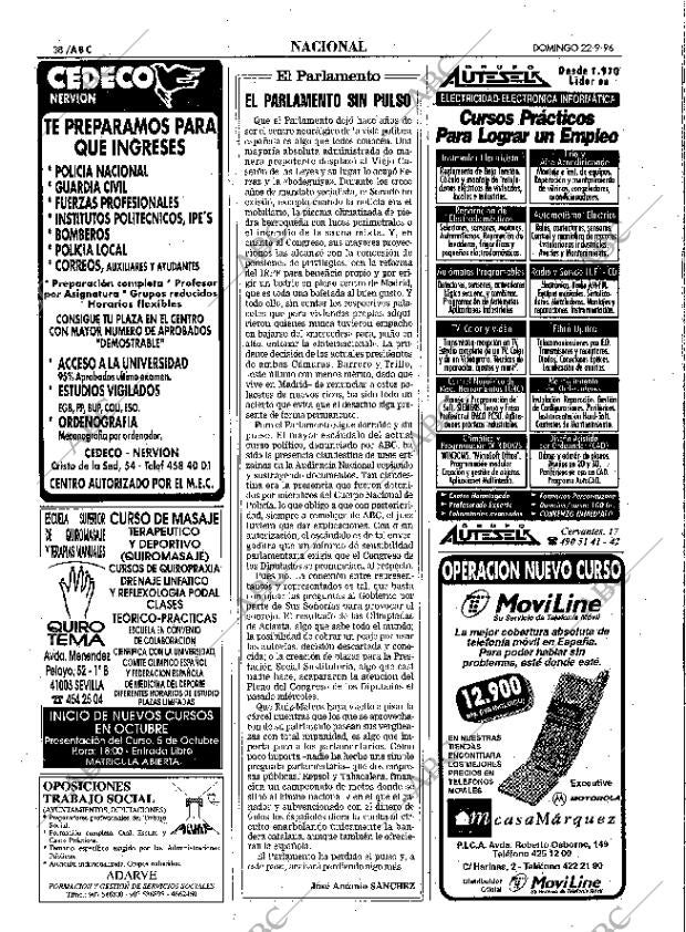ABC SEVILLA 22-09-1996 página 38