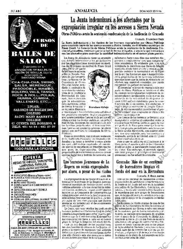 ABC SEVILLA 22-09-1996 página 50