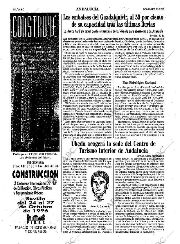 ABC SEVILLA 22-09-1996 página 54