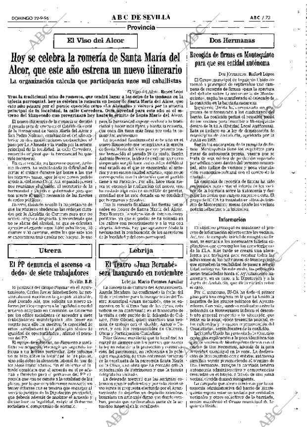 ABC SEVILLA 22-09-1996 página 73
