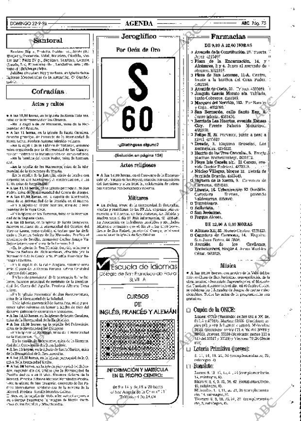 ABC SEVILLA 22-09-1996 página 75