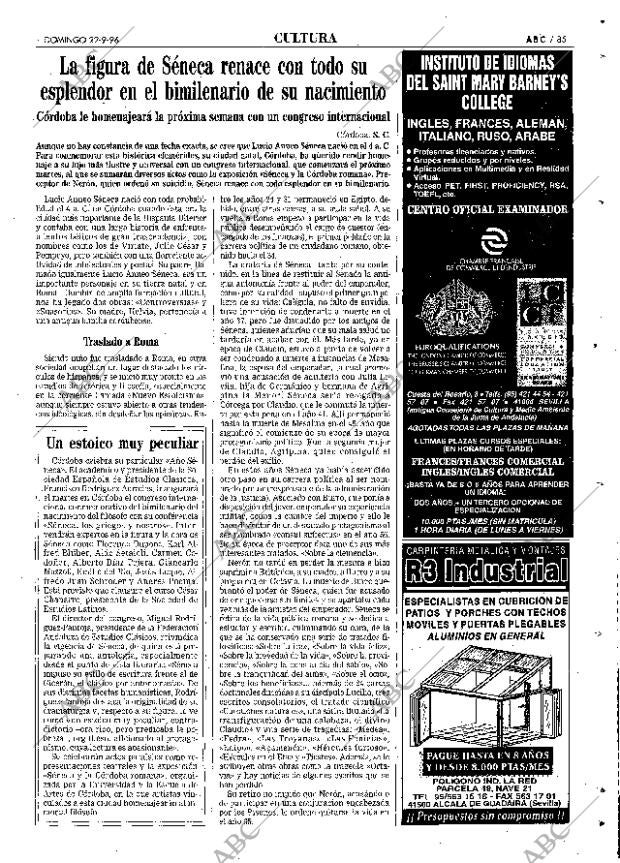 ABC SEVILLA 22-09-1996 página 85
