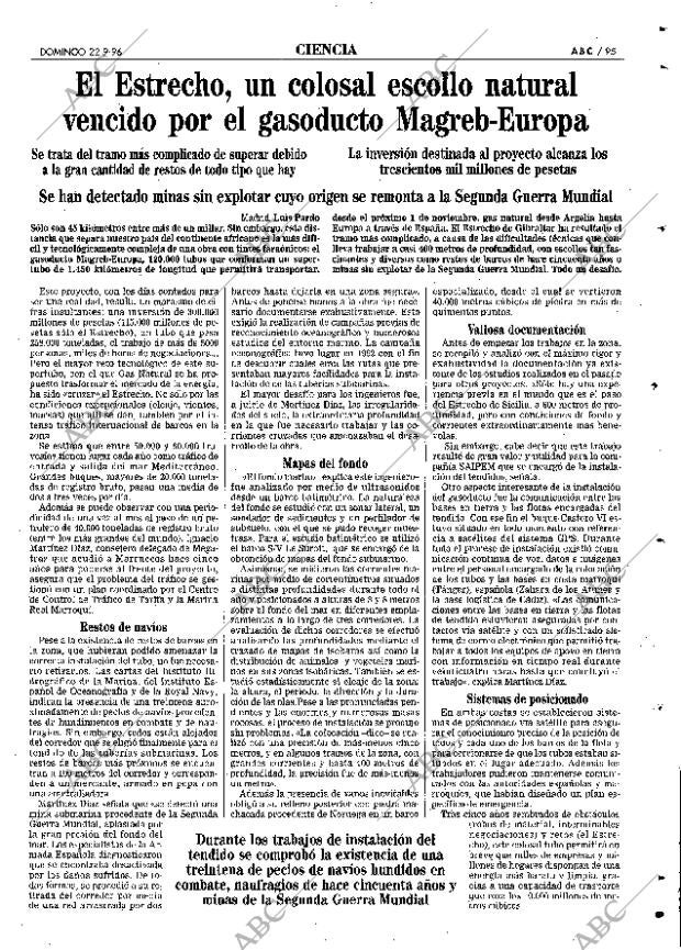 ABC SEVILLA 22-09-1996 página 95