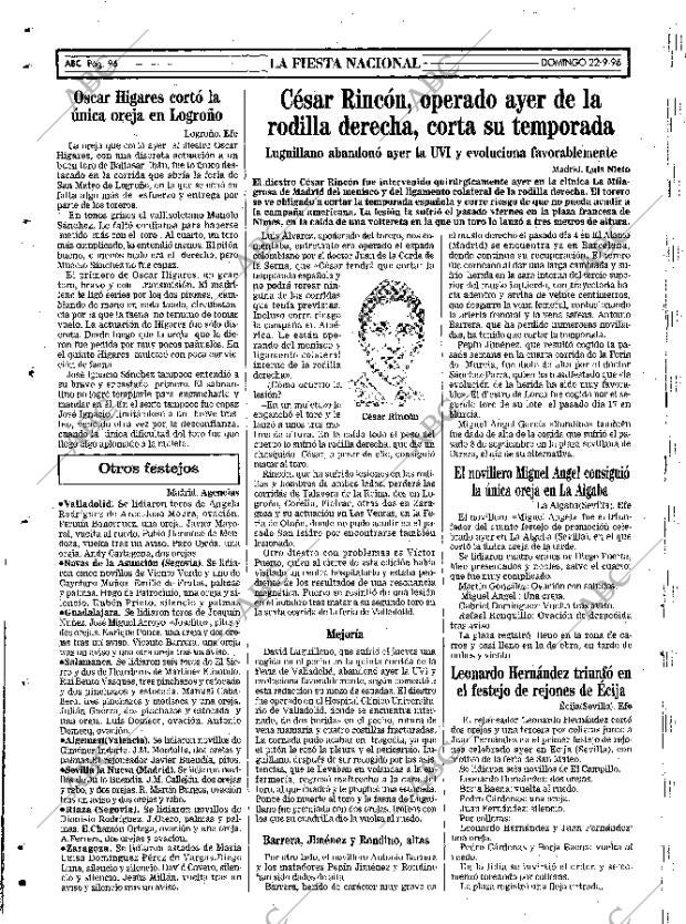ABC SEVILLA 22-09-1996 página 96